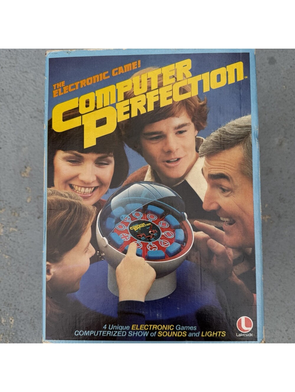 Vintage Lakeside Computer Perfection Electritonic Game Not Tested With Box - Picture 4 of 6